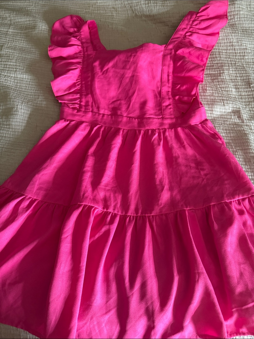 SHEIN Hot Pink Girls' Dress
